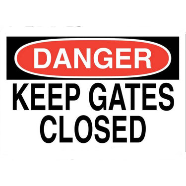 ZING Eco Security Sign, 10X14- Model 2750